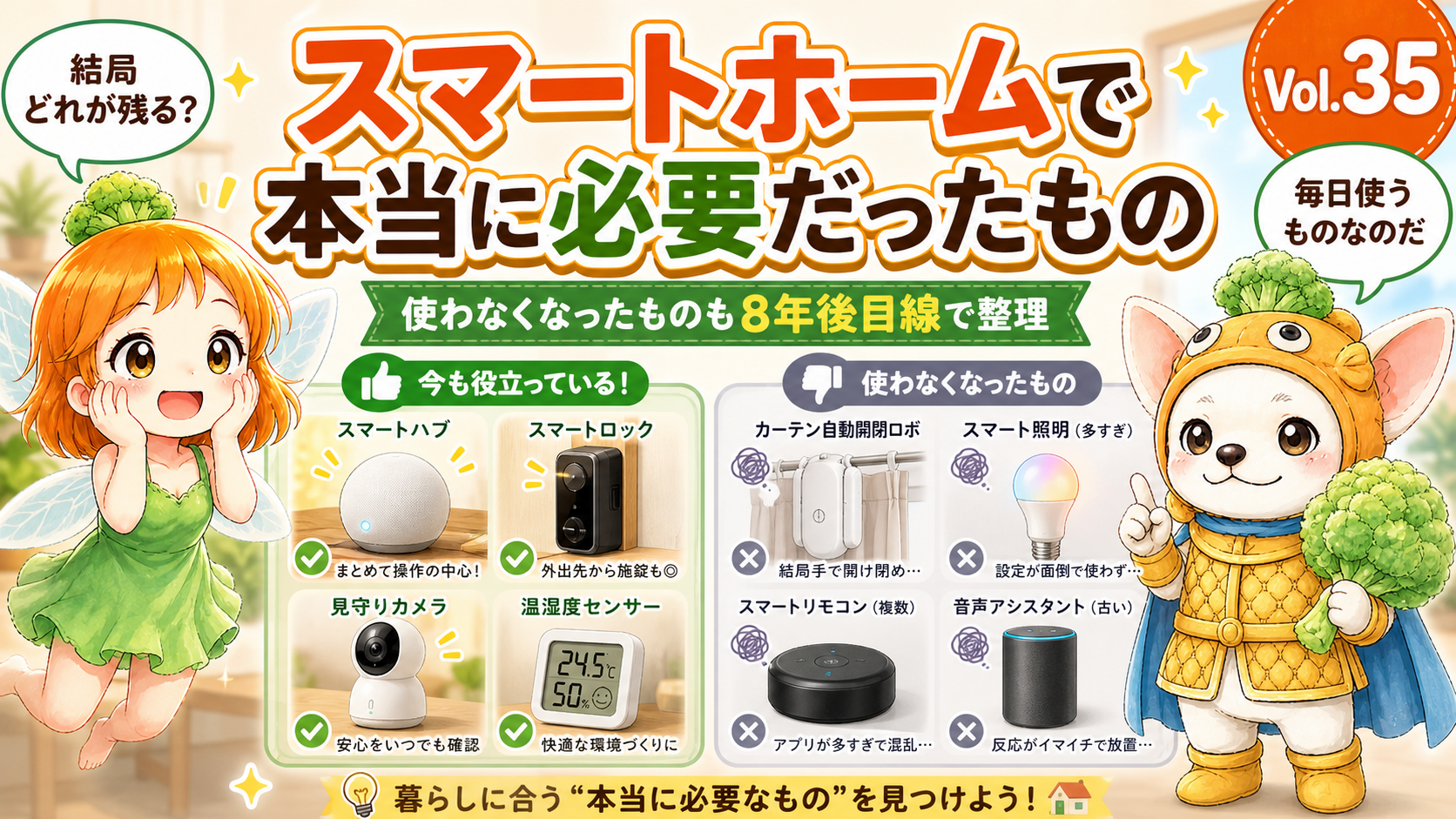 Vol.35 スマートホームで本当に必要だったもの。使わなくなったものも8年後目線で整理 のアイキャッチ