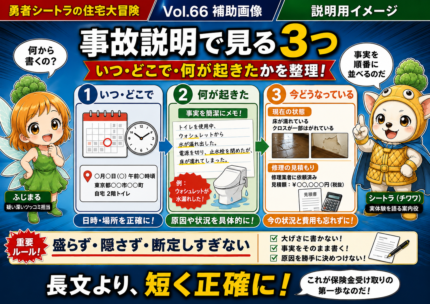 Vol.66 事故状況説明はどう書く？保険請求で伝わりやすい短く正確な文章の作り方のアイキャッチ