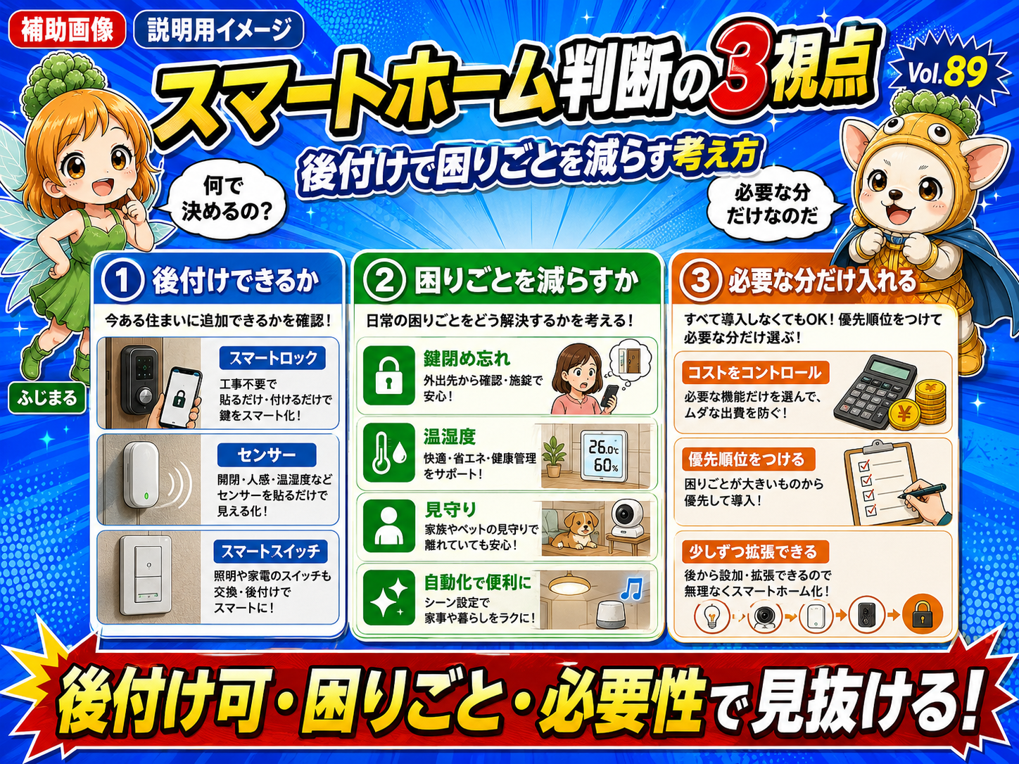 Vol.91 スマートホームは「後付けの余白」で勝つ｜新築時に全部入れない判断 アイキャッチ