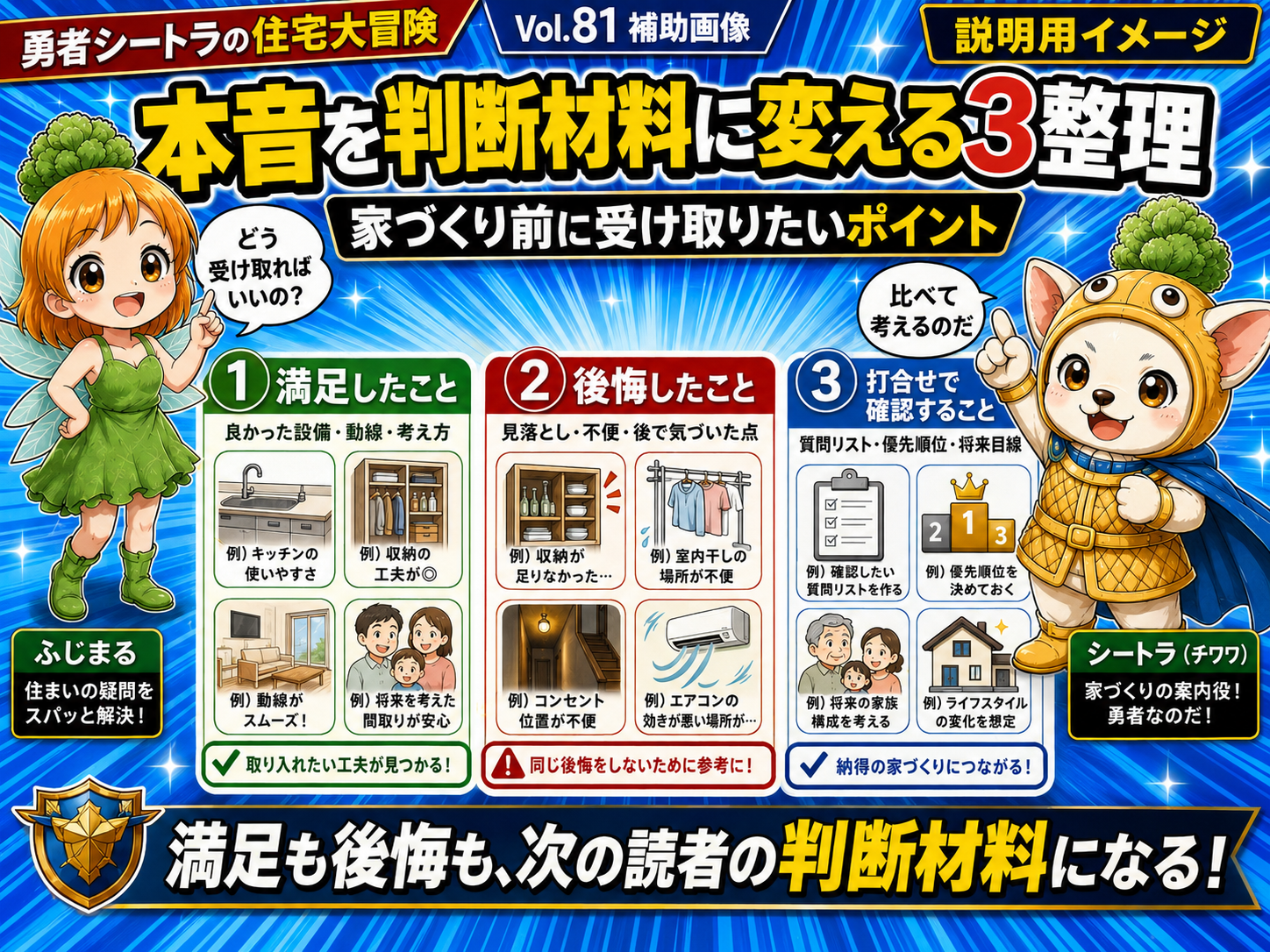 Vol.99 譛邨りｩｱ縺ｸ騾ｲ繧蜑阪↓謨ｴ逅・☆繧・縺､縺ｮ遒ｺ隱堺ｺ矩・ｒ縺ｾ縺ｨ繧√◆陬懷勧隱ｬ譏主峙